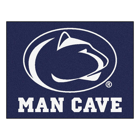 Penn State Nittany Lions Ncaa Man Cave "all-star" Floor Mat (34in X 45in)