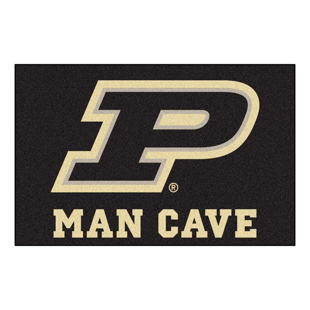 Purdue Boilermakers Ncaa Man Cave "starter" Floor Mat (20in X 30in)