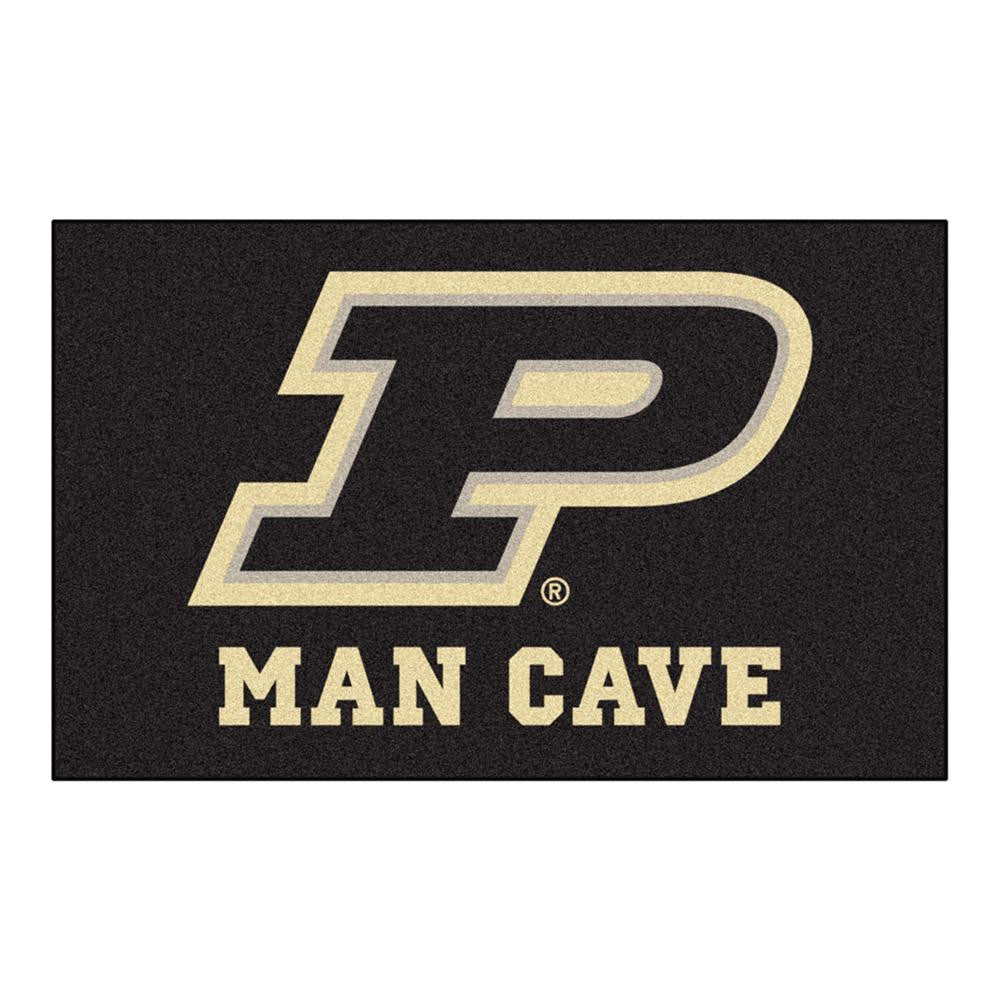 Purdue Boilermakers Ncaa Man Cave "ulti-mat" Floor Mat (60in X 96in)