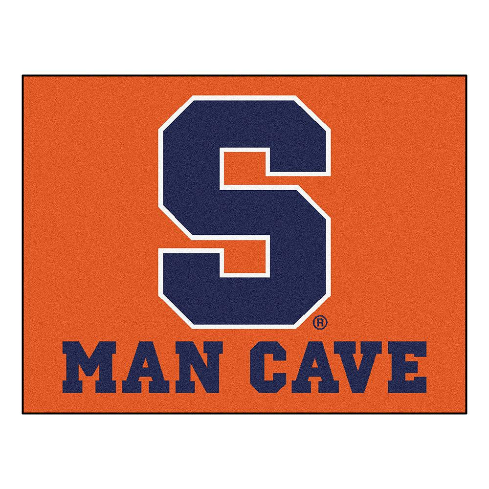 Syracuse Orangemen Ncaa Man Cave "all-star" Floor Mat (34in X 45in)