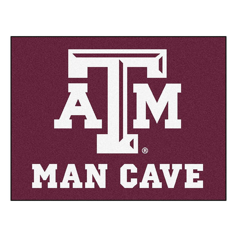 Texas A&m Aggies Ncaa Man Cave "all-star" Floor Mat (34in X 45in)