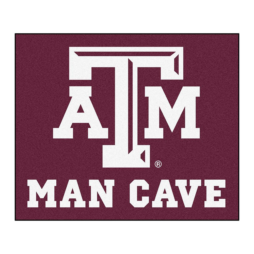 Texas A&m Aggies Ncaa Man Cave "tailgater" Floor Mat (60in X 72in)