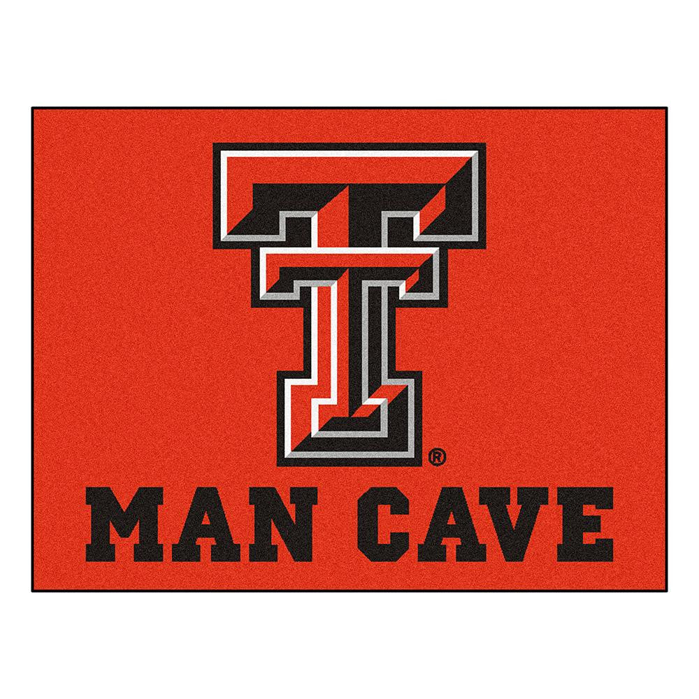 Texas Tech Red Raiders Ncaa Man Cave "all-star" Floor Mat (34in X 45in)