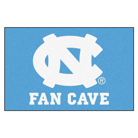 North Carolina Tar Heels Ncaa Man Cave "starter" Floor Mat (20in X 30in)