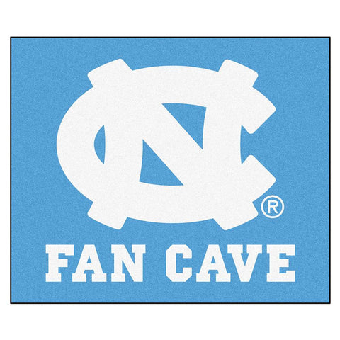 North Carolina Tar Heels Ncaa Man Cave "tailgater" Floor Mat (60in X 72in)