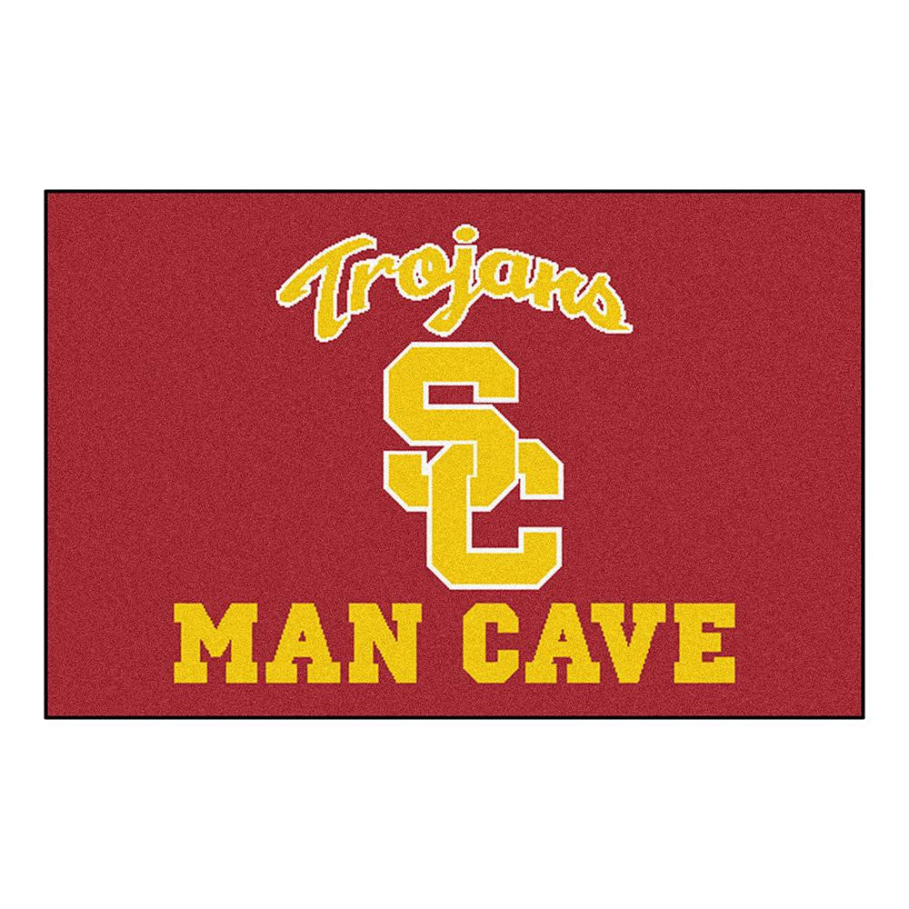 Usc Trojans Ncaa Man Cave "starter" Floor Mat (20in X 30in)