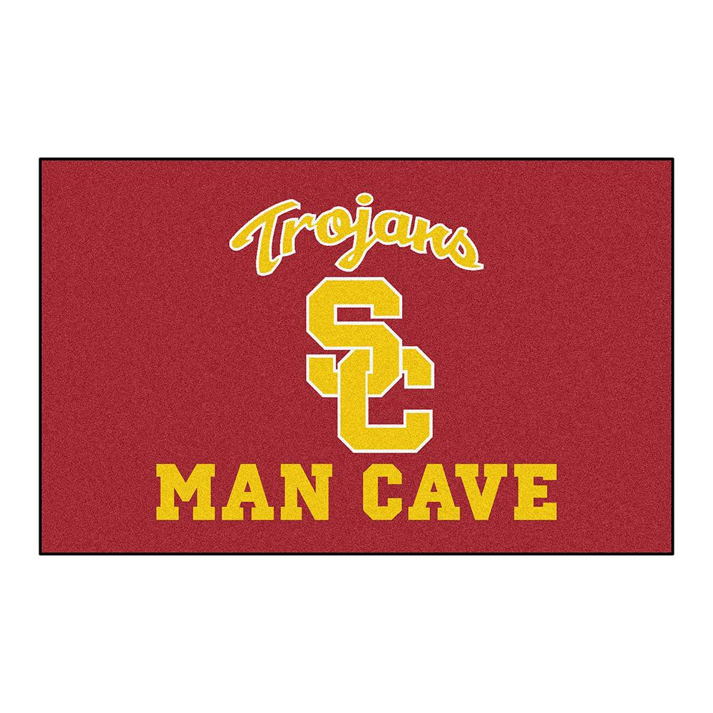 Usc Trojans Ncaa Man Cave "ulti-mat" Floor Mat (60in X 96in)