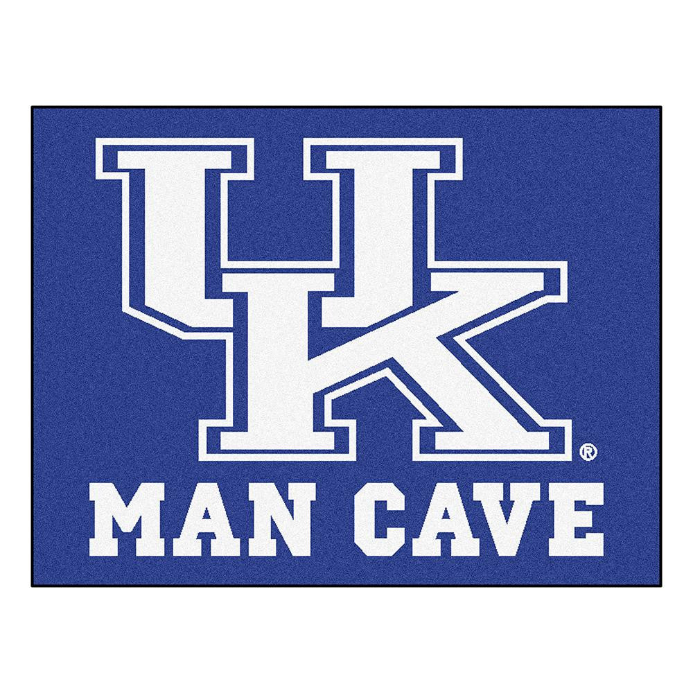 Kentucky Wildcats Ncaa Man Cave "all-star" Floor Mat (34in X 45in)