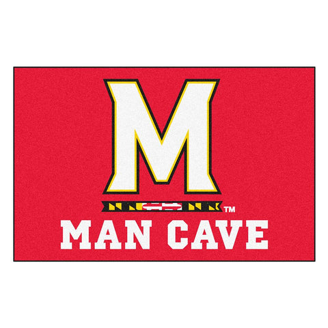 Maryland Terps Ncaa Man Cave "starter" Floor Mat (20in X 30in)