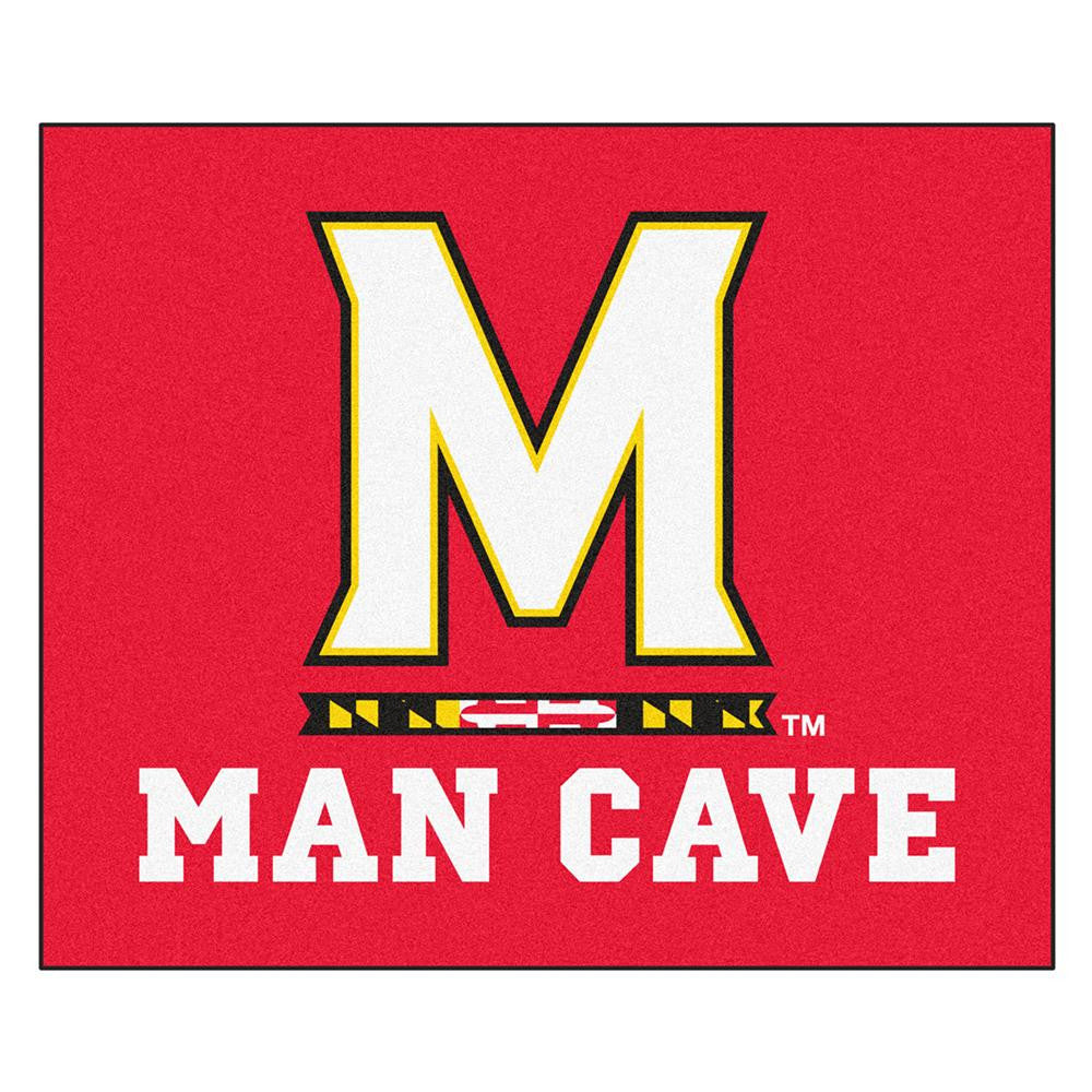 Maryland Terps Ncaa Man Cave "tailgater" Floor Mat (60in X 72in)