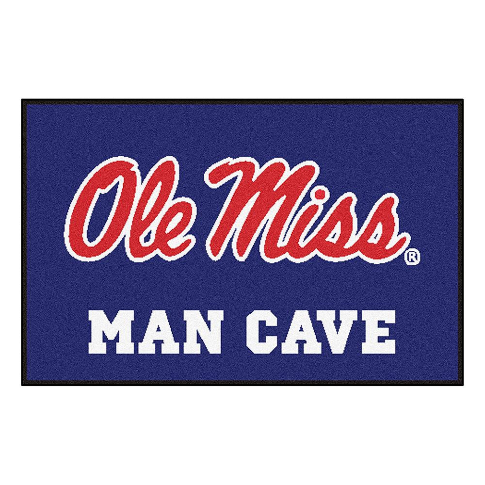 Mississippi Rebels Ncaa Man Cave "starter" Floor Mat (20in X 30in)