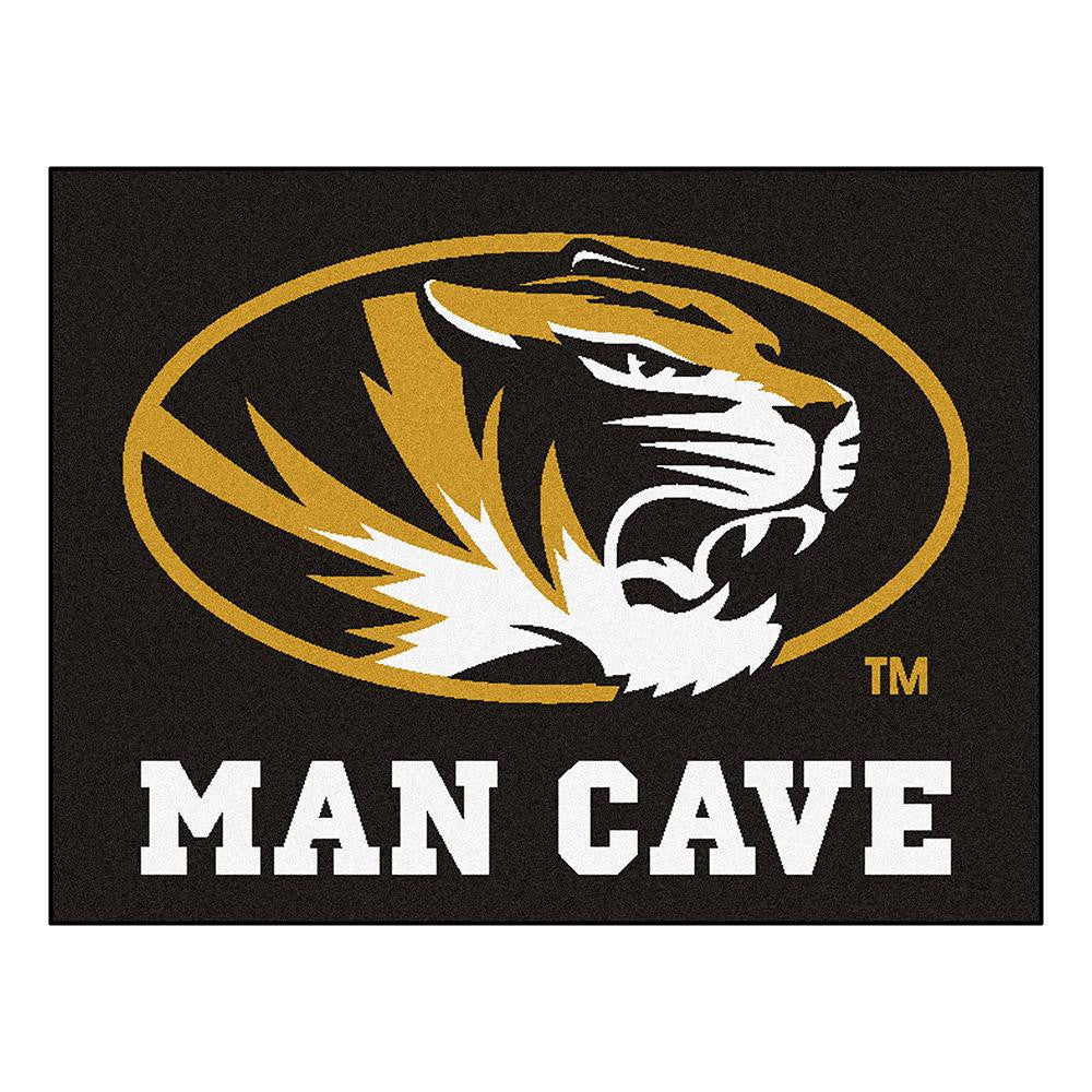 Missouri Tigers Ncaa Man Cave "all-star" Floor Mat (34in X 45in)