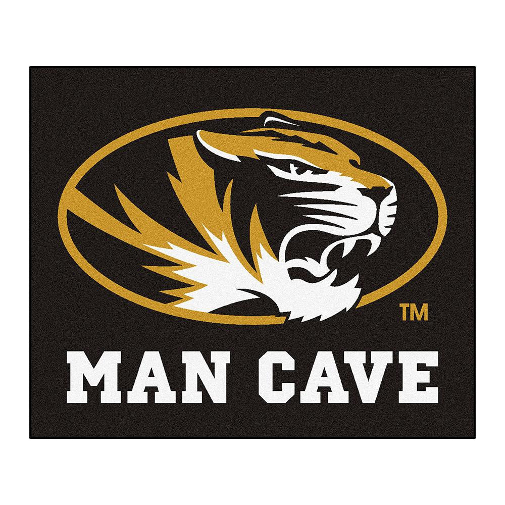 Missouri Tigers Ncaa Man Cave "tailgater" Floor Mat (60in X 72in)