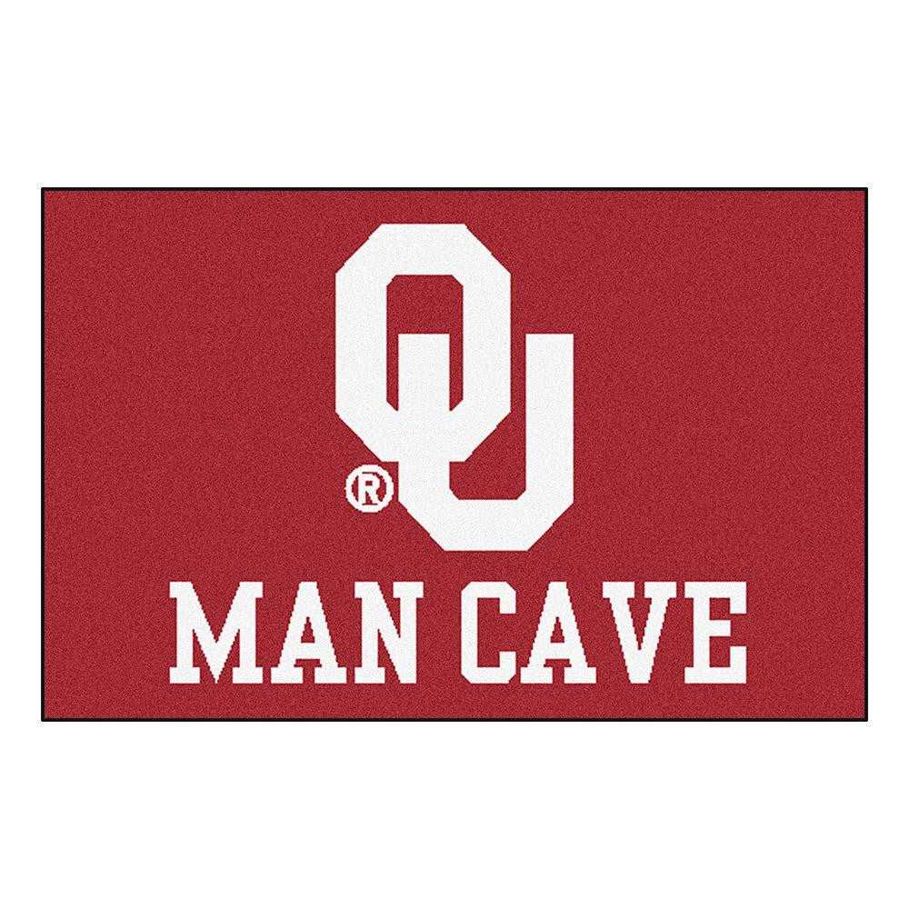 Oklahoma Sooners Ncaa Man Cave "starter" Floor Mat (20in X 30in)