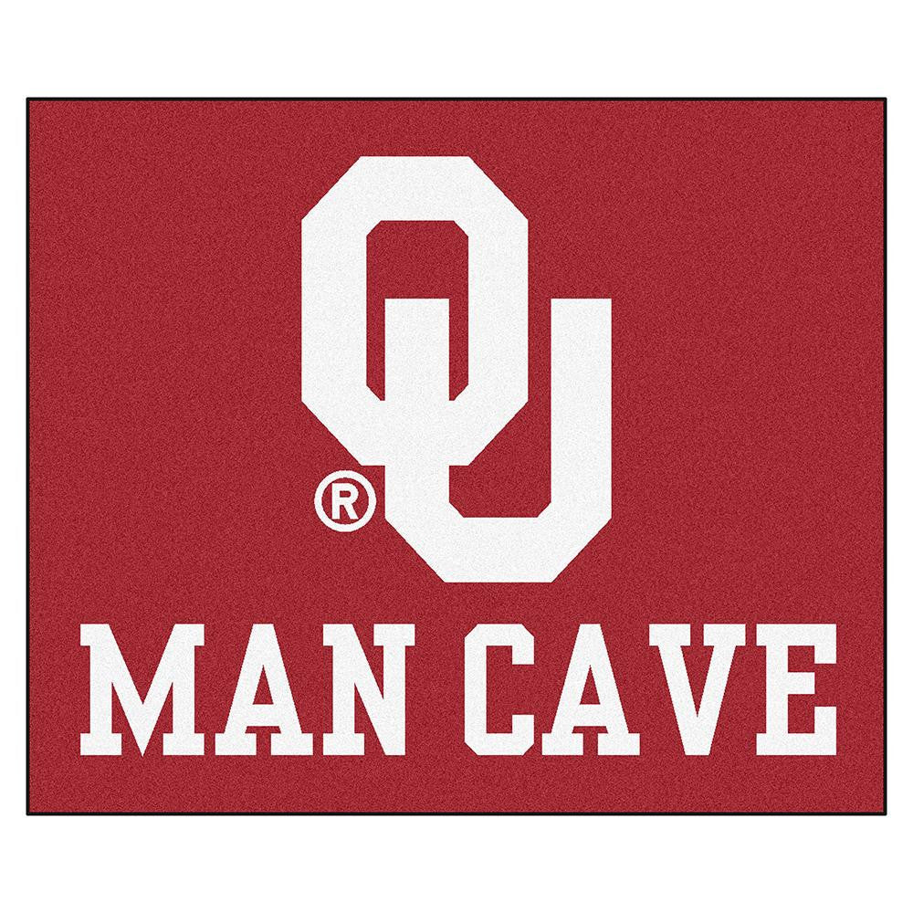 Oklahoma Sooners Ncaa Man Cave "tailgater" Floor Mat (60in X 72in)