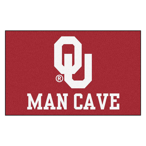 Oklahoma Sooners Ncaa Man Cave "ulti-mat" Floor Mat (60in X 96in)