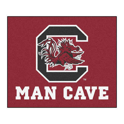 South Carolina Gamecocks Ncaa Man Cave "tailgater" Floor Mat (60in X 72in)