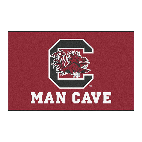 South Carolina Gamecocks Ncaa Man Cave "ulti-mat" Floor Mat (60in X 96in)