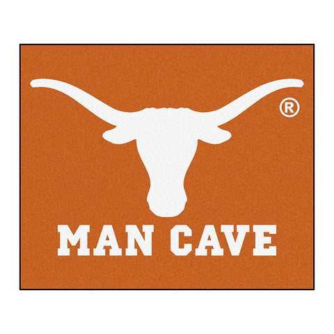 Texas Longhorns Ncaa Man Cave "tailgater" Floor Mat (60in X 72in)