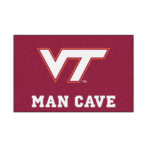 Virginia Tech Hokies Ncaa Man Cave "starter" Floor Mat (20in X 30in)