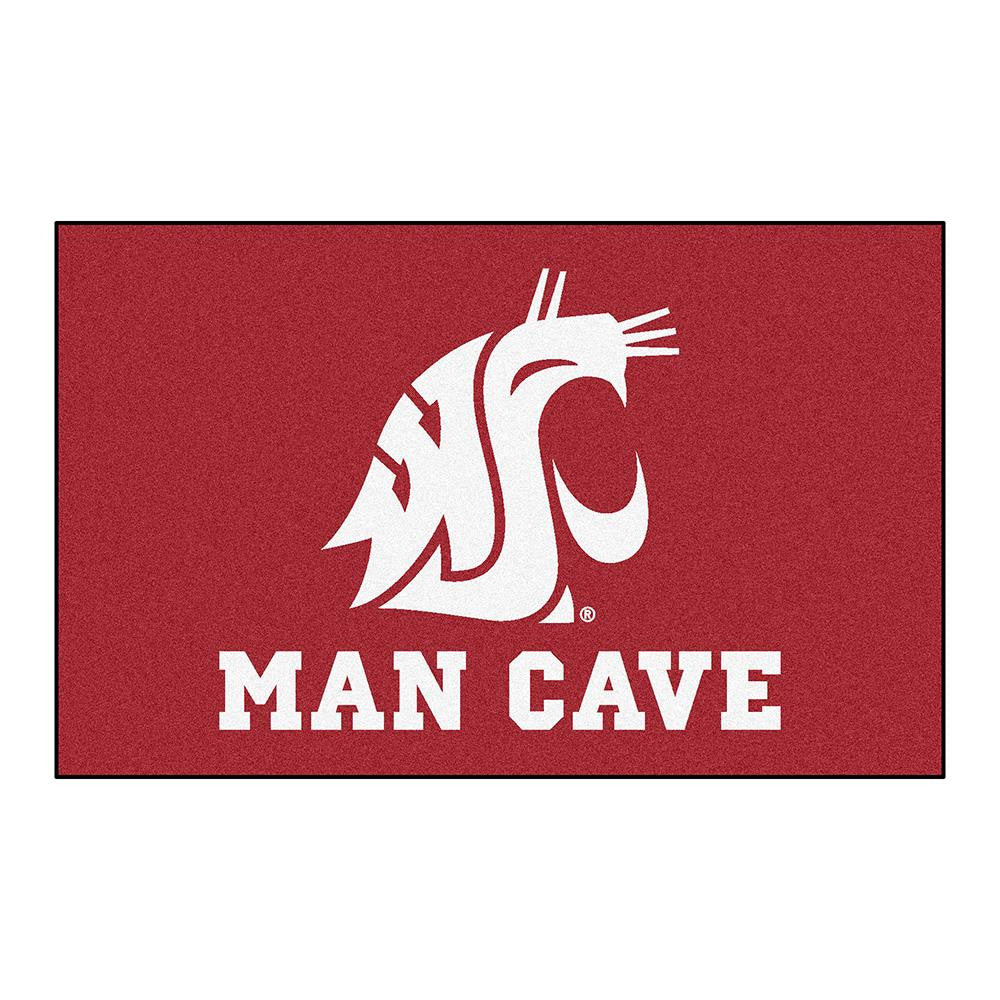 Washington State Cougars Ncaa Man Cave "ulti-mat" Floor Mat (60in X 96in)