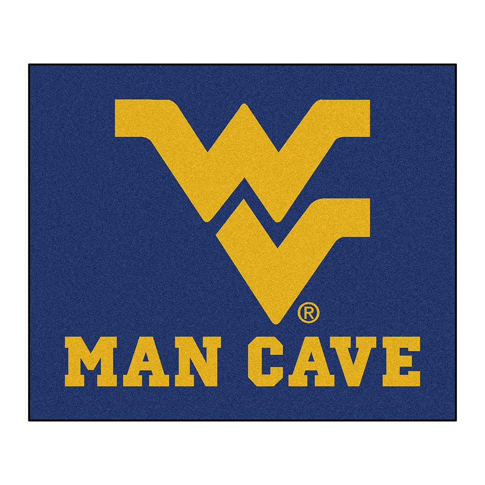 West Virginia Mountaineers Ncaa Man Cave "tailgater" Floor Mat (60in X 72in)