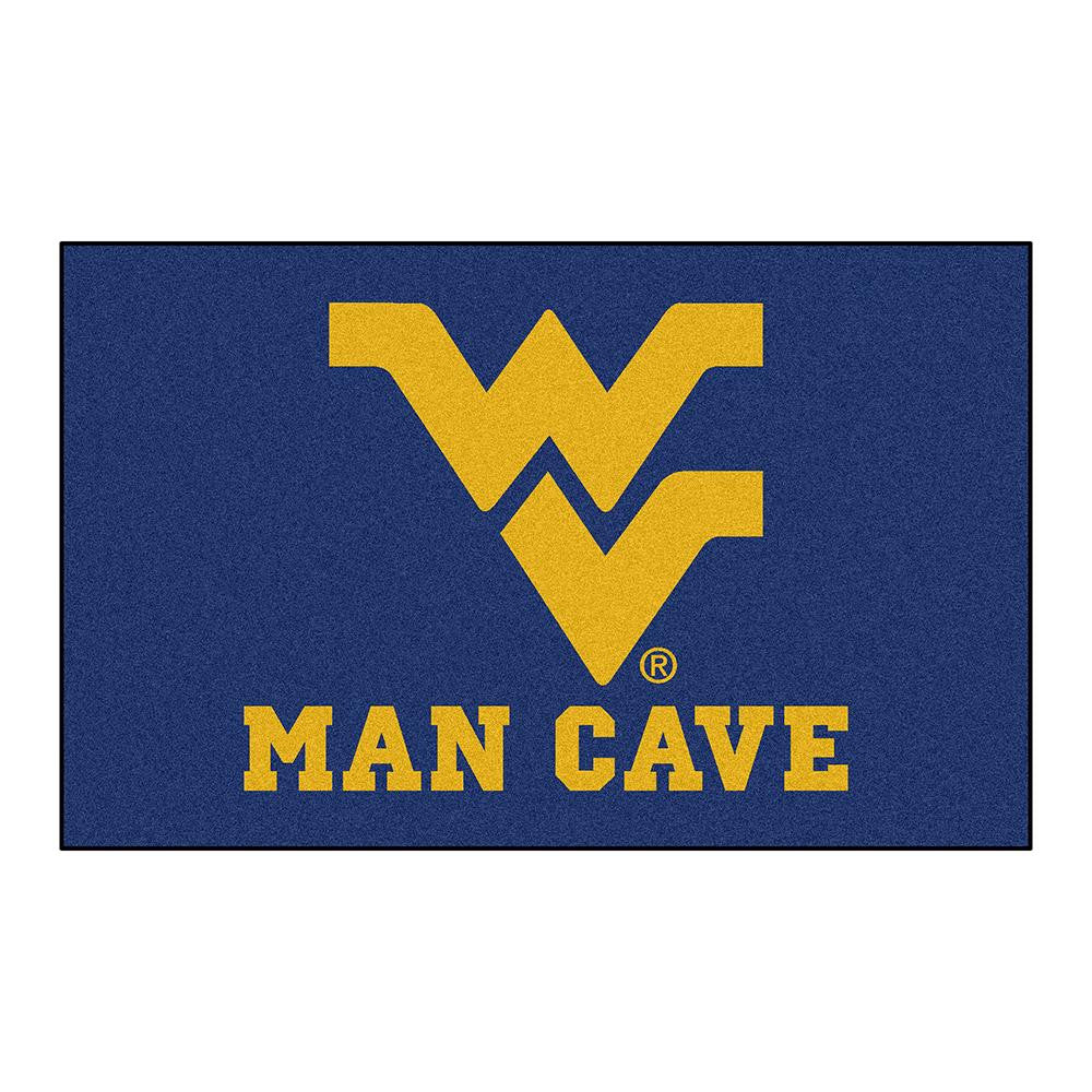 West Virginia Mountaineers Ncaa Man Cave "ulti-mat" Floor Mat (60in X 96in)