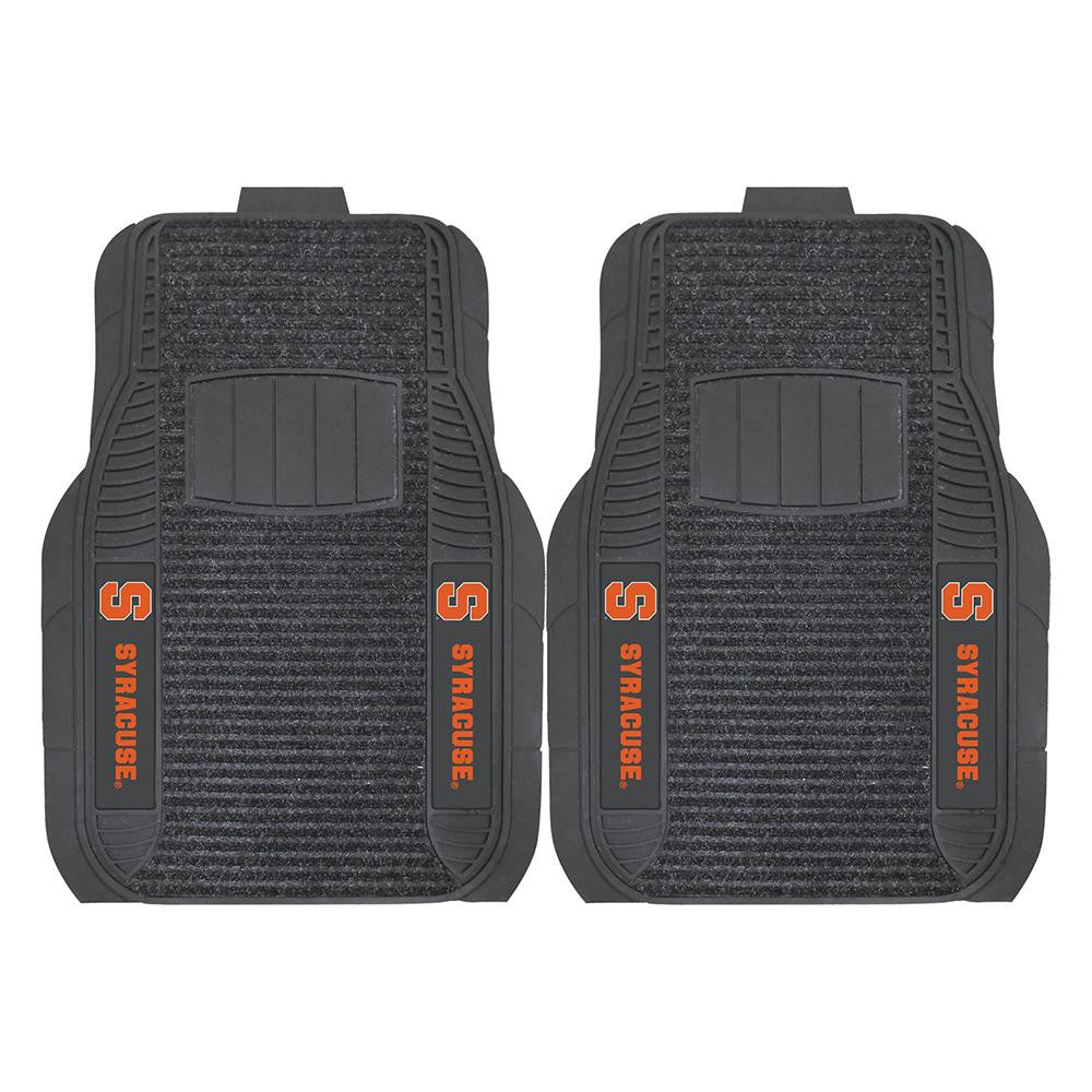 Syracuse Orangemen Ncaa Deluxe 2-piece Vinyl Car Mats (20"x27")