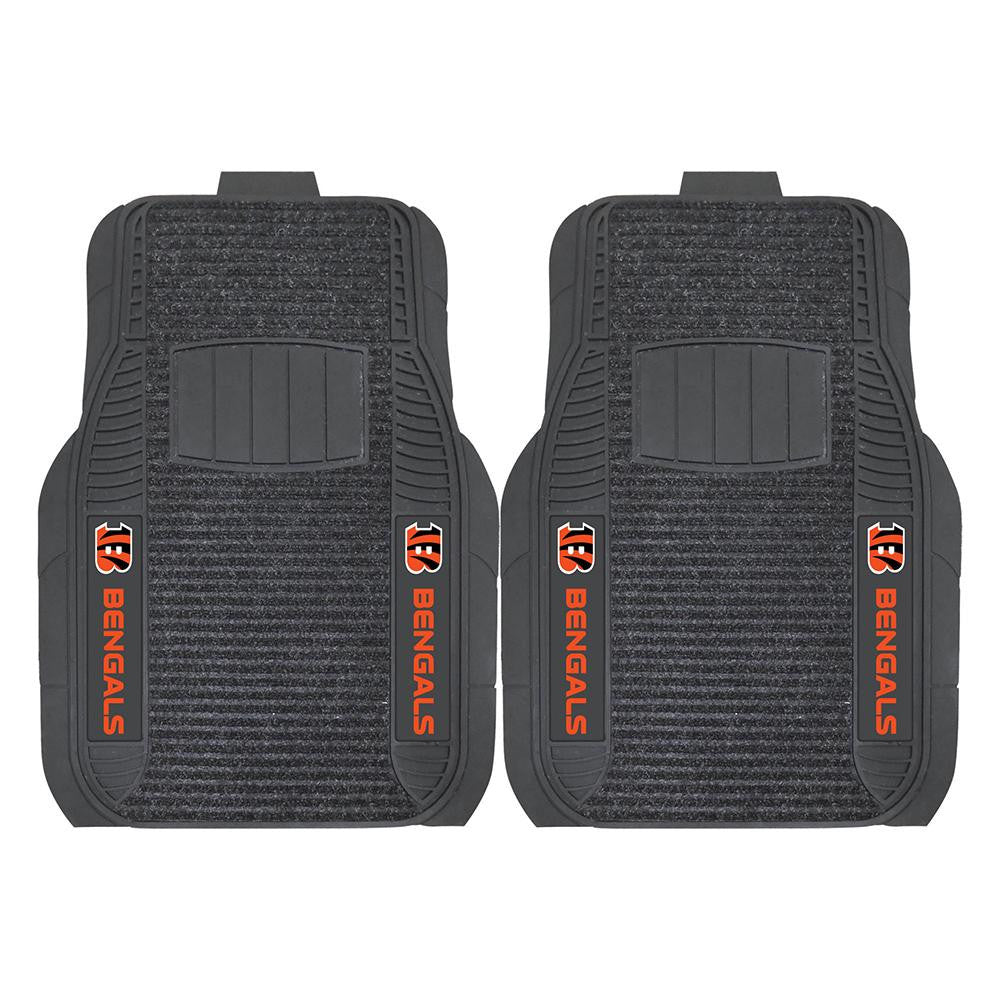 Cincinnati Bengals NFL Deluxe 2-Piece Vinyl Car Mats