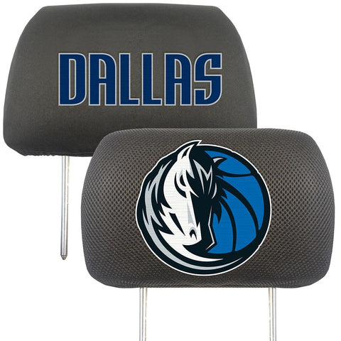 Dallas Mavericks NBA Polyester Head Rest Cover (2 Pack)