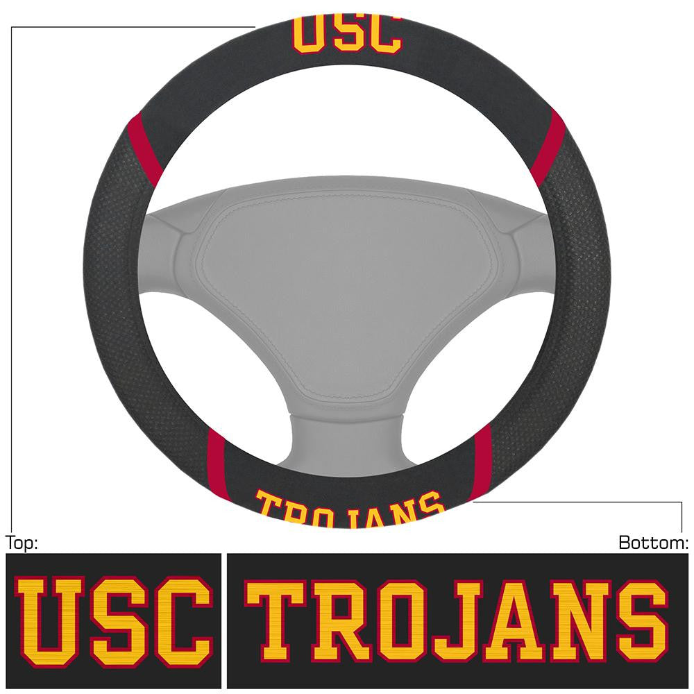 Usc Trojans Ncaa Polyester Steering Wheel Cover