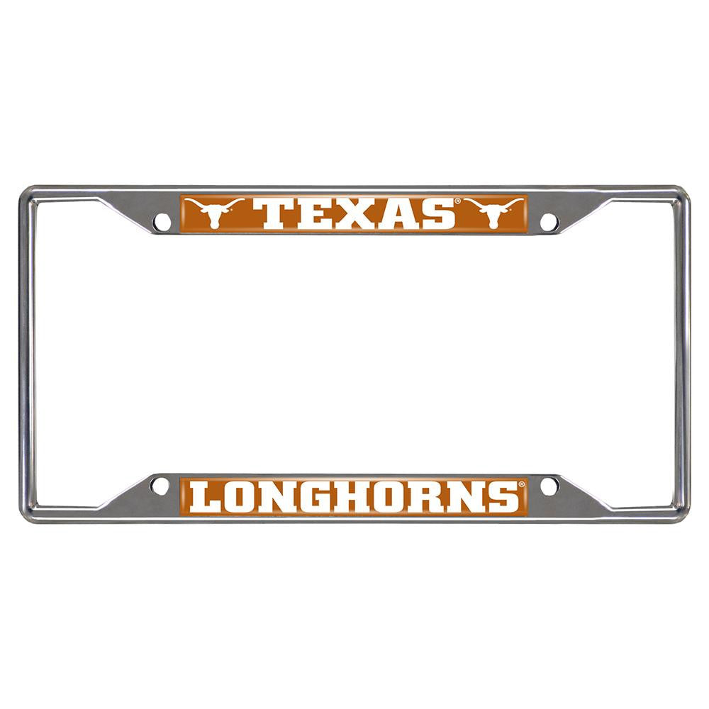 Texas Longhorns Ncaa Chrome License Plate Frame