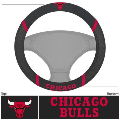 Chicago Bulls NBA Polyester Steering Wheel Cover