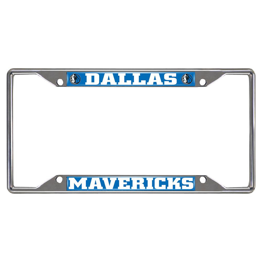 Dallas Mavericks NBA Chrome License Plate Frame