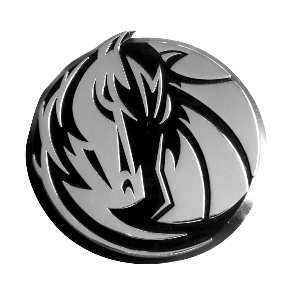 Dallas Mavericks NBA Chrome Car Emblem (2.3in x 3.7in)