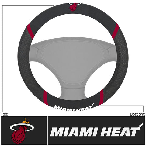 Miami Heat NBA Polyester Steering Wheel Cover