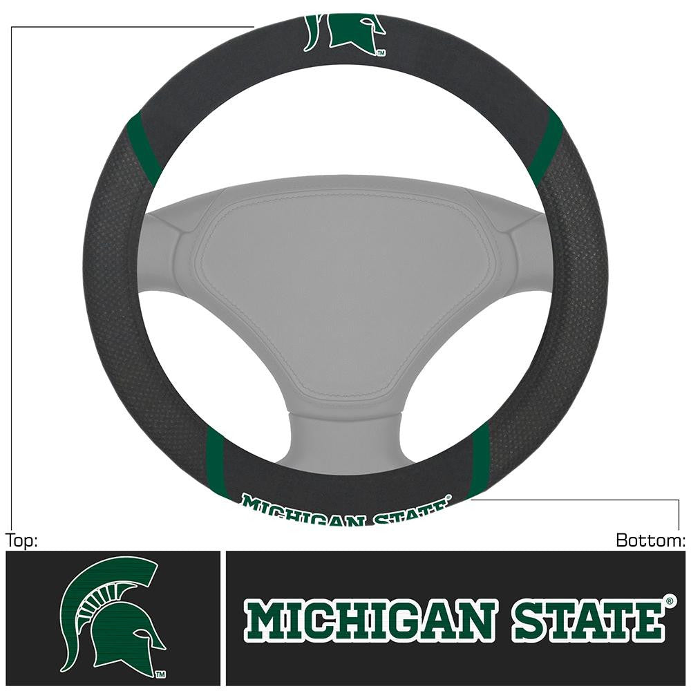 Michigan State Spartans Ncaa Polyester Steering Wheel Cover