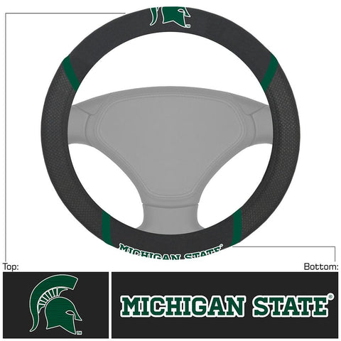 Michigan State Spartans Ncaa Polyester Steering Wheel Cover