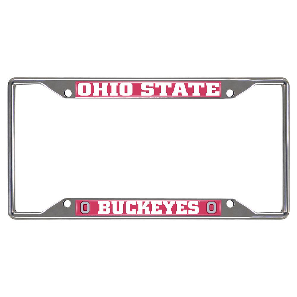 Ohio State Buckeyes Ncaa Chrome License Plate Frame