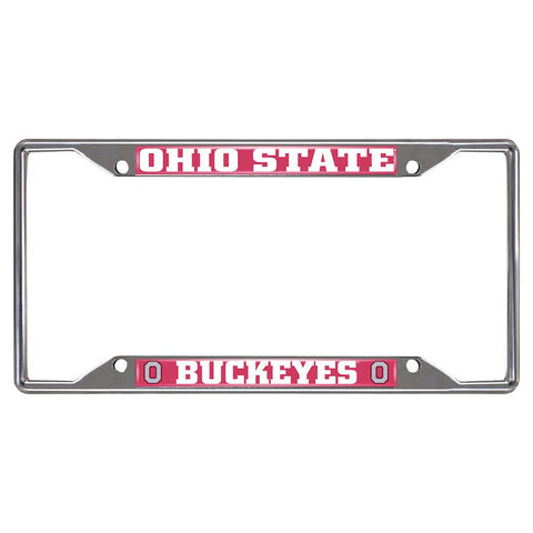 Ohio State Buckeyes Ncaa Chrome License Plate Frame