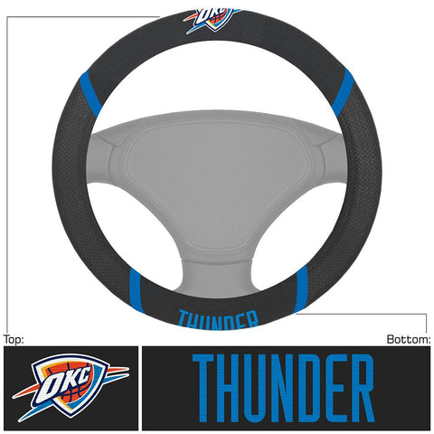 Oklahoma City Thunder NBA Polyester Steering Wheel Cover