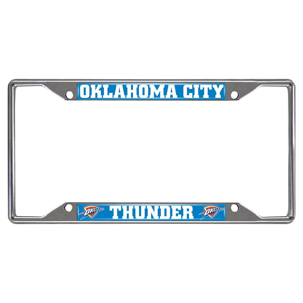 Oklahoma City Thunder NBA Chrome License Plate Frame