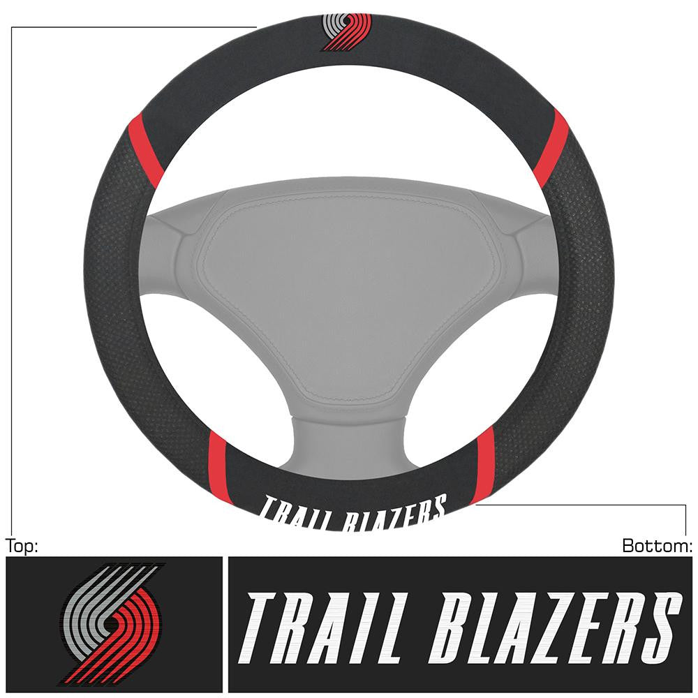 Portland Trail Blazers NBA Polyester Steering Wheel Cover