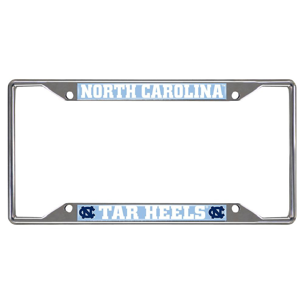 North Carolina Tar Heels Ncaa Chrome License Plate Frame