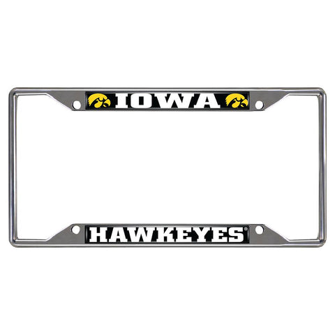 Iowa Hawkeyes Ncaa Chrome License Plate Frame