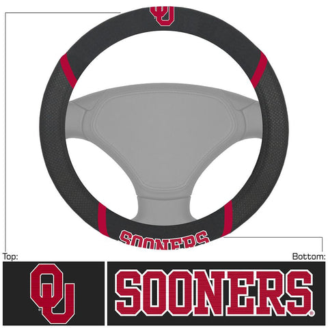 Oklahoma Sooners Ncaa Polyester Steering Wheel Cover