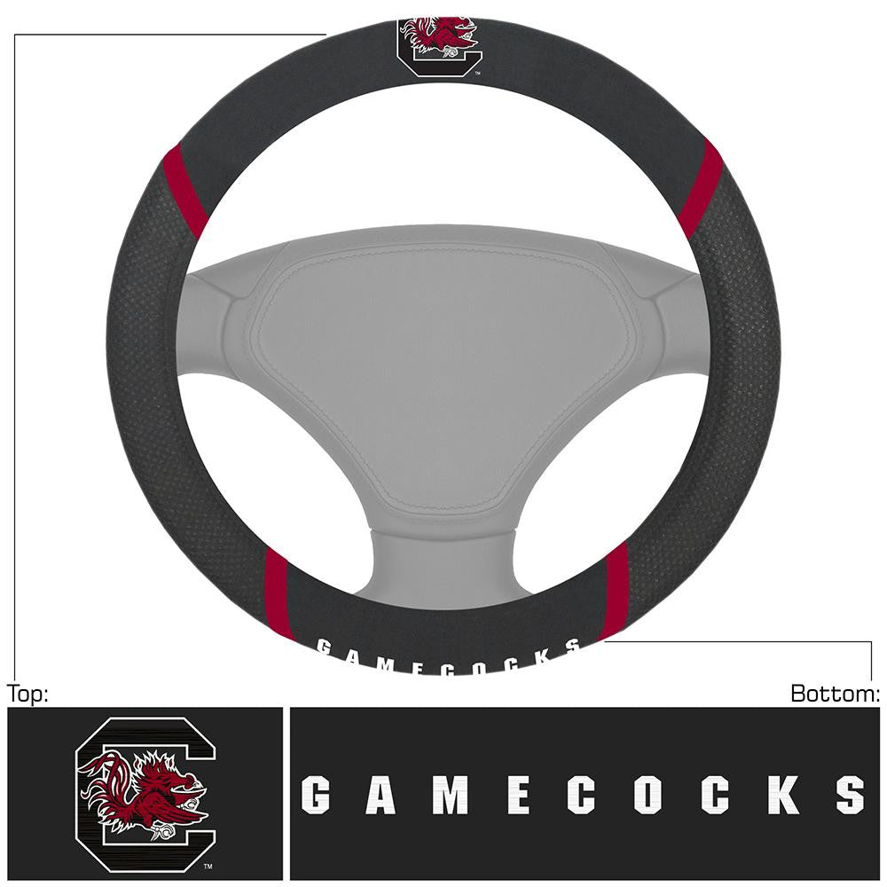 South Carolina Gamecocks Ncaa Polyester Steering Wheel Cover