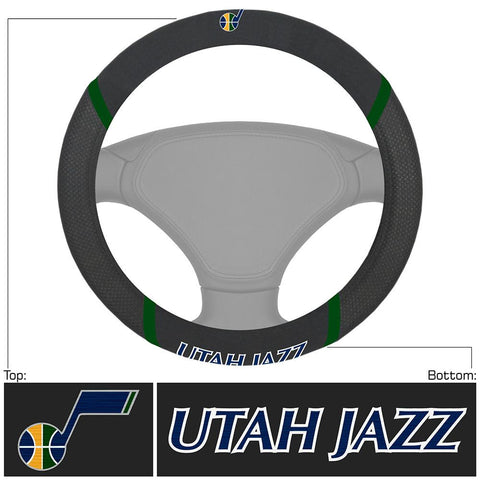 Utah Jazz NBA Polyester Steering Wheel Cover