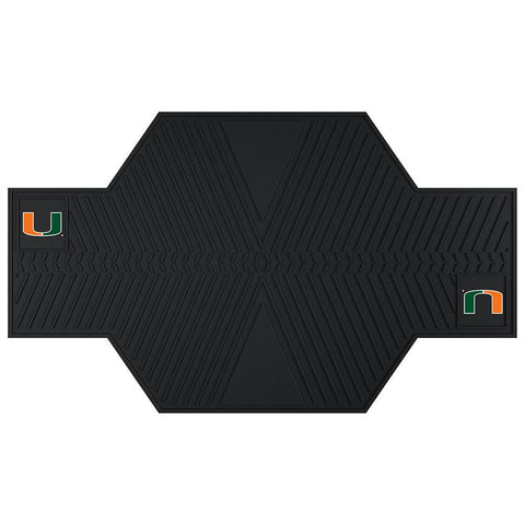 Miami Hurricanes Ncaa Motorcycle Mat (82.5in L X 42in W)