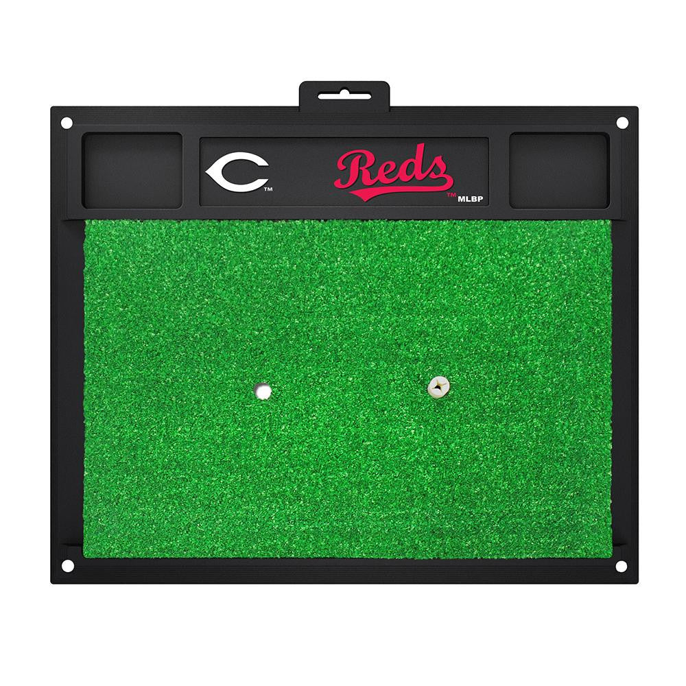 Cincinnati Reds MLB Golf Hitting Mat (20in L x 17in W)